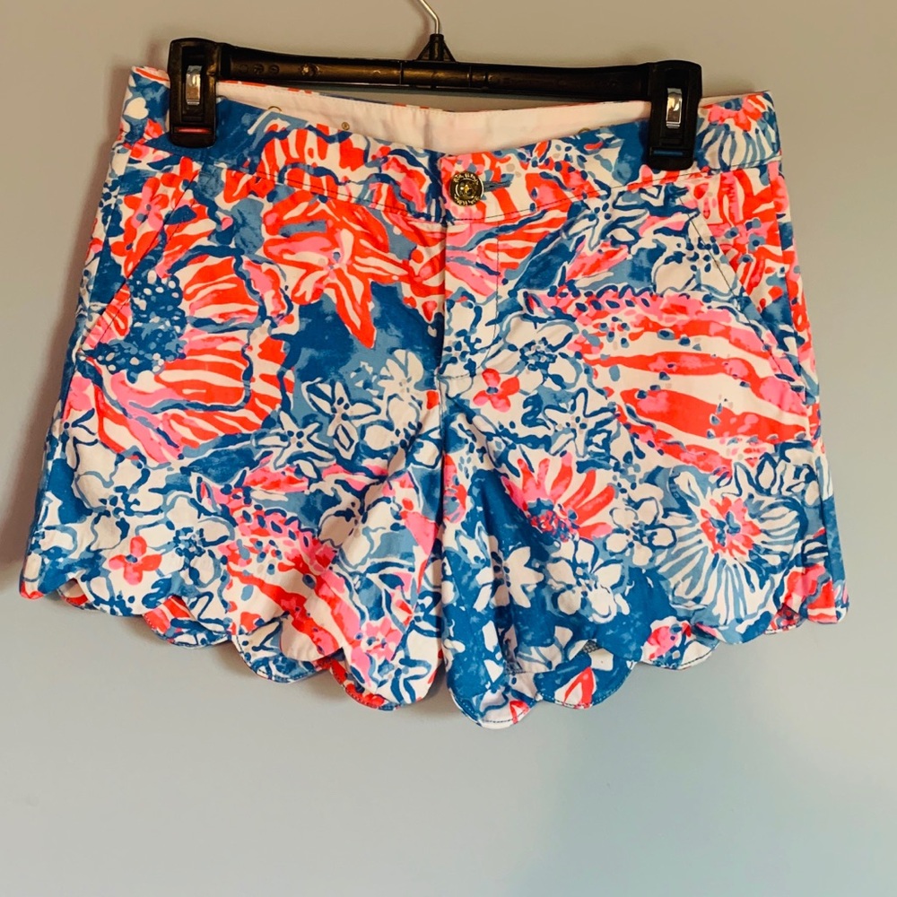 Lilly Pulitzer Buttercup Shorts Pop Pop Glow 0